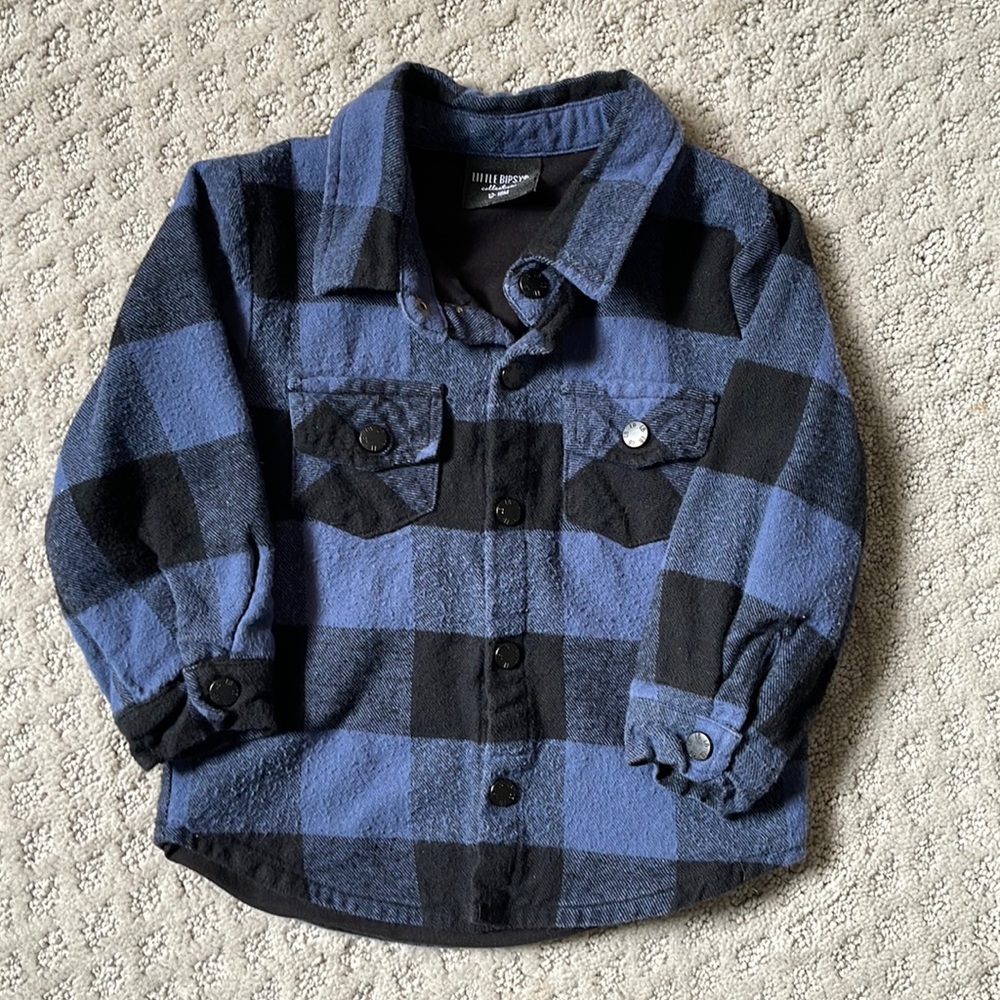 Little Bipsy lined flannel